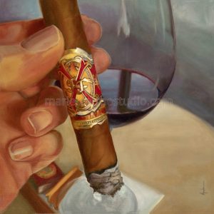 CIGAR AND WINE